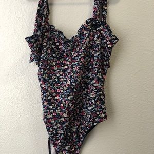Shein floral bodysuit